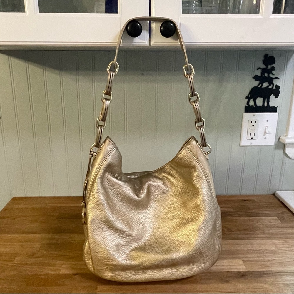 Michael Kors Leather Link Hobo